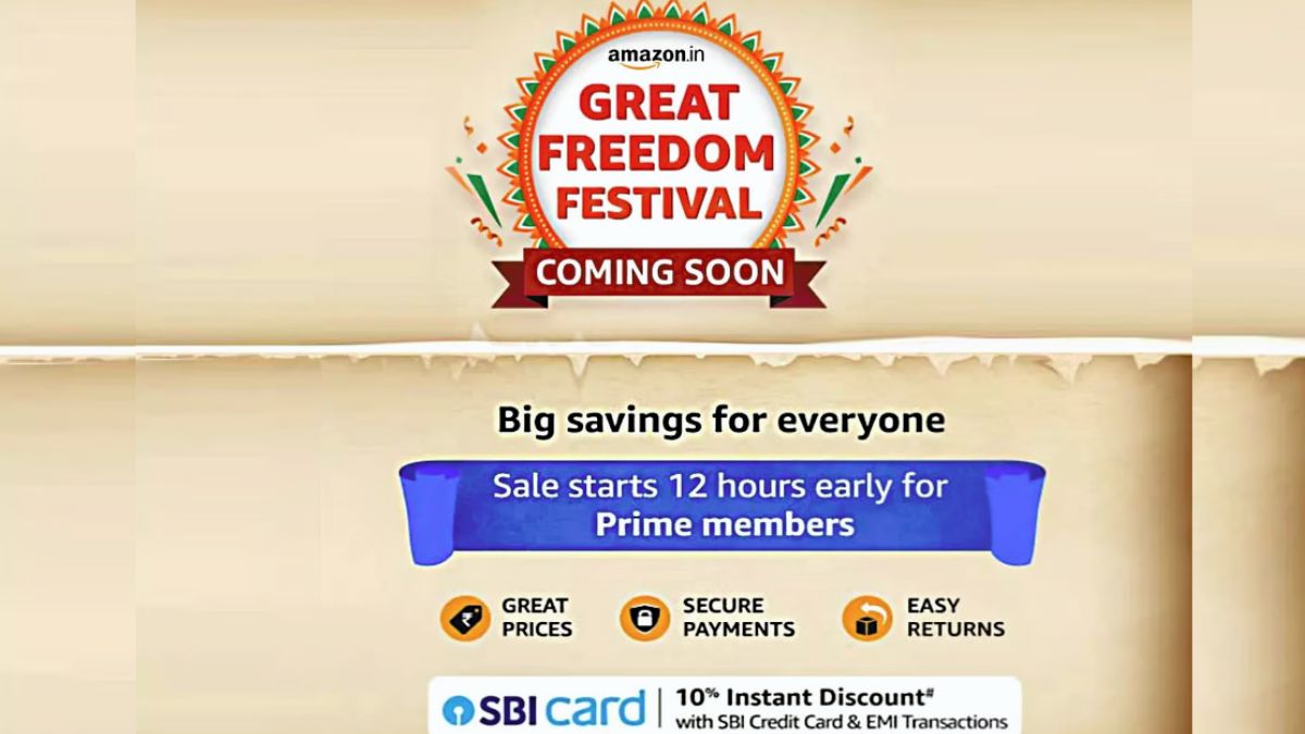 AMAZON Great Freedom Sale 2023 (4th Aug to 8 Aug)