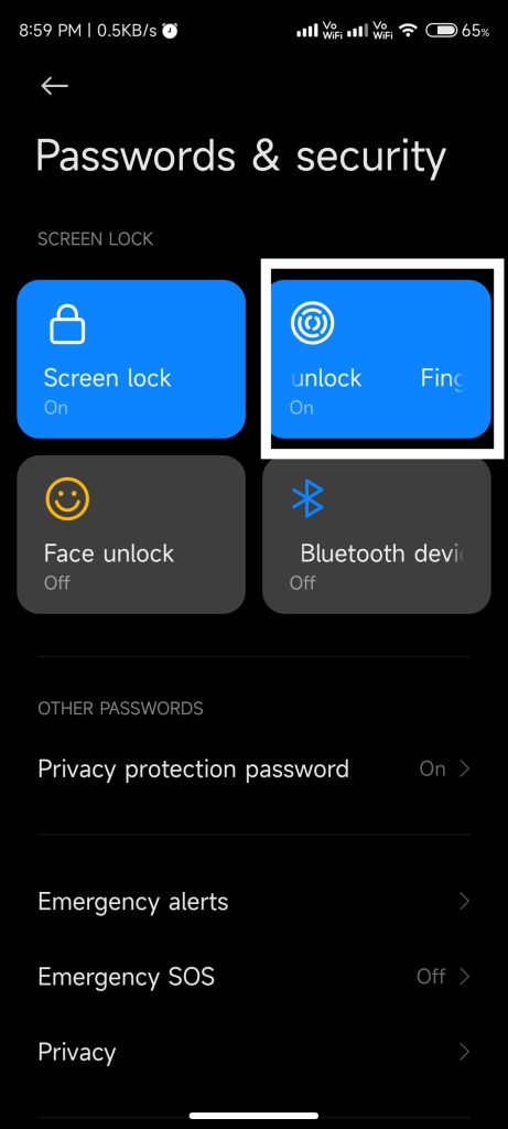Finger Print Lock Screen 2