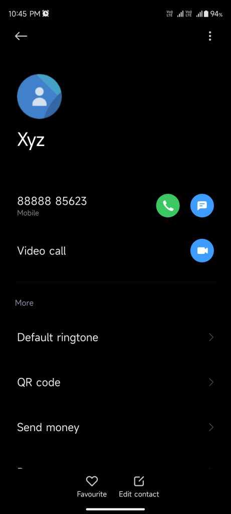 Save Contact Screen 4